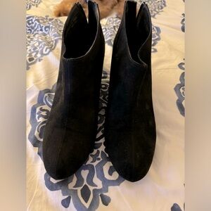 Black Suede Booties
